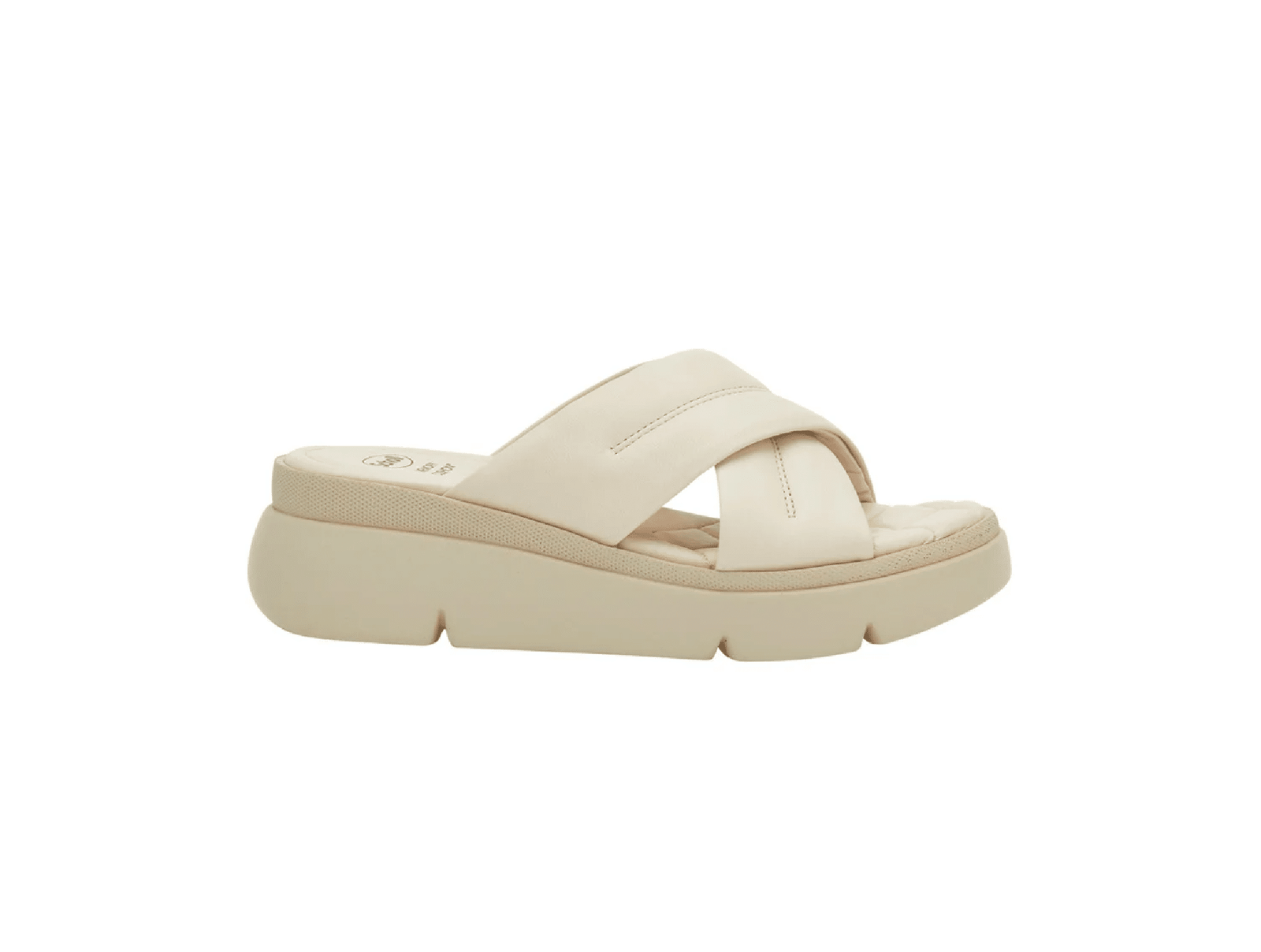 Sandale Bali Cross Blanc cassé