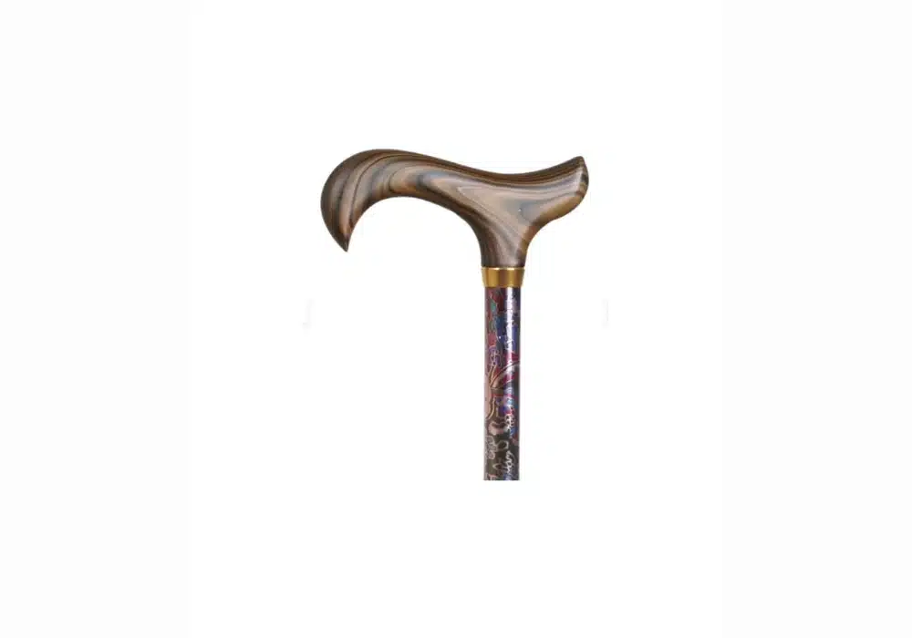 Canne réglable en aluminium motifs