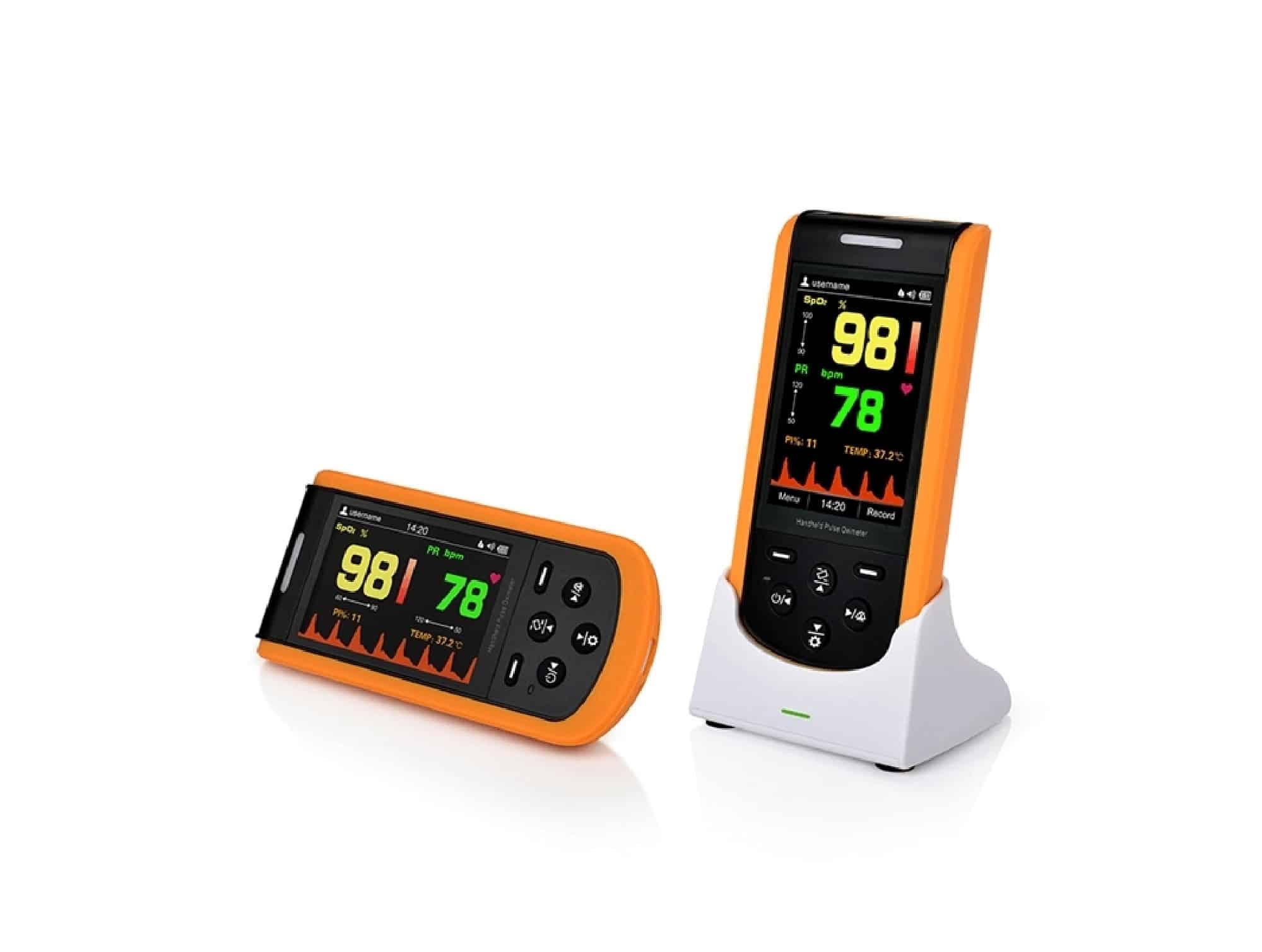 Oxymètre-de-pouls-rechargeable-connecté