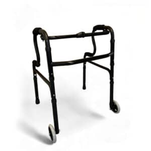 Déambulateur articulé pliable Noir