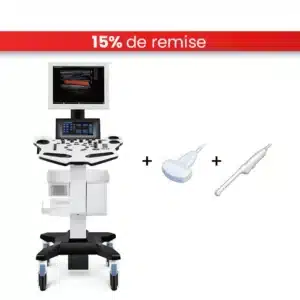 Echographe sur chariot x1 + Sonde Convexe +Sonde Trans-vaginale