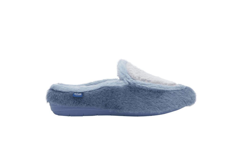 Pantoufle Milly Double Bleu/Gris