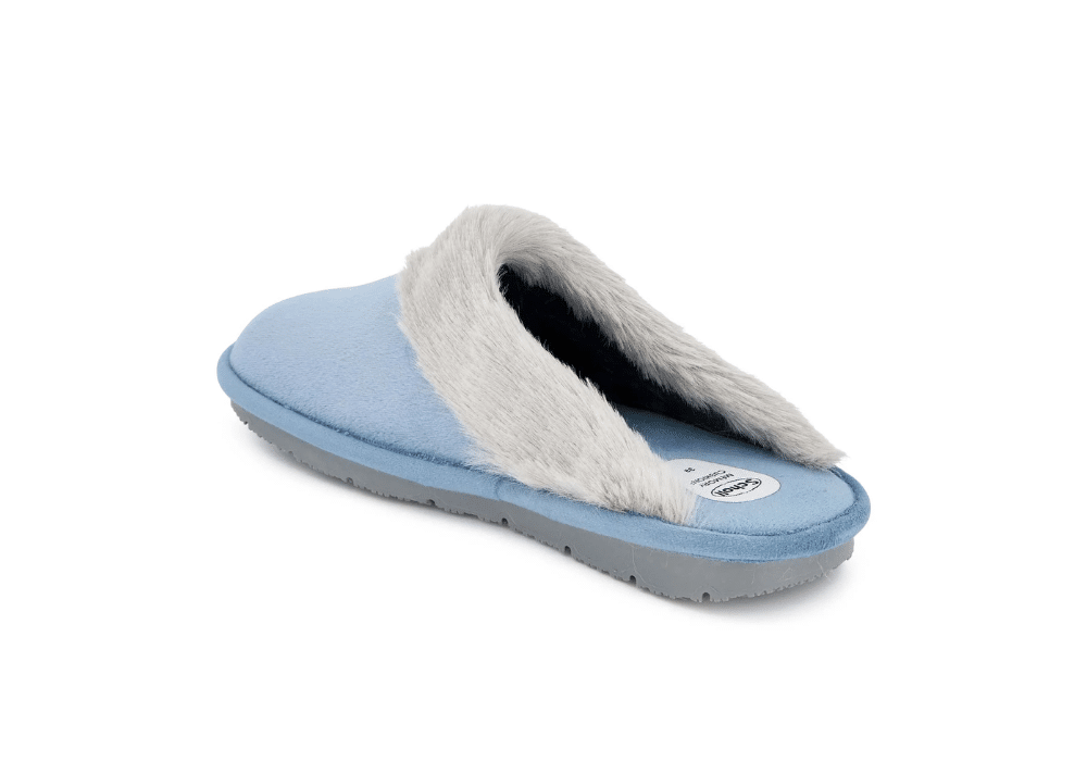 Pantoufle Brienne Bleu clair