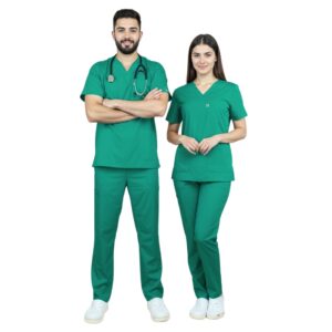 Pyjama de bloc Vert Unisexe