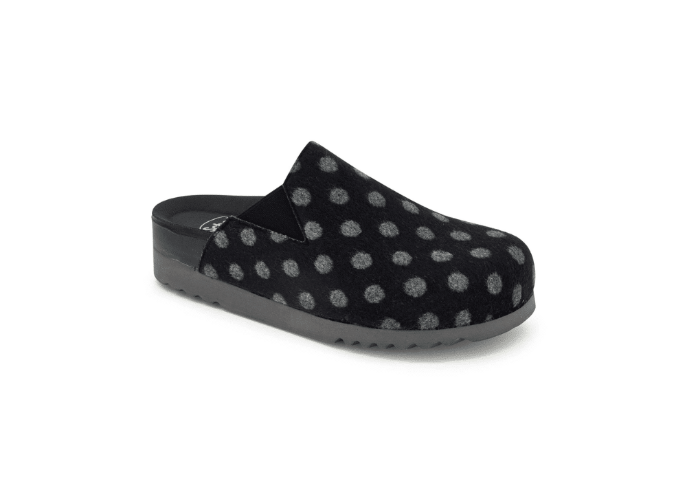 Sabot Poppy Ela NoirGris