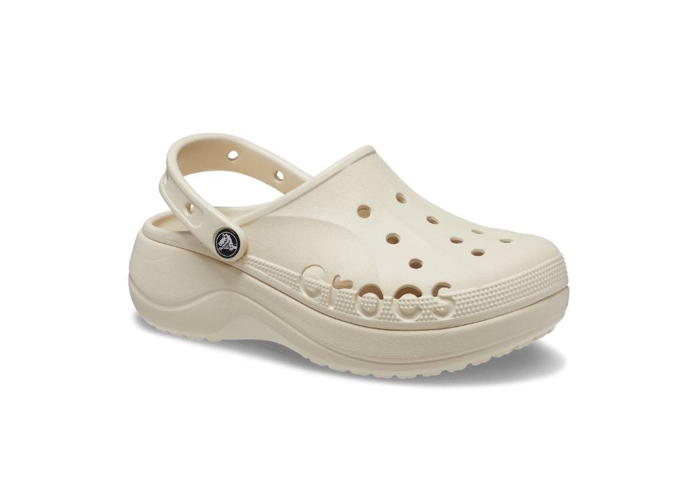 Sabot crocs Baya Platform Blanc Hiver