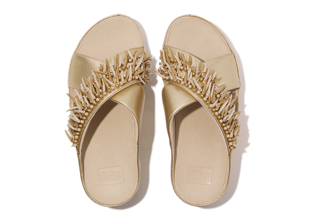 Sandale Rumba Slide Cross Platino