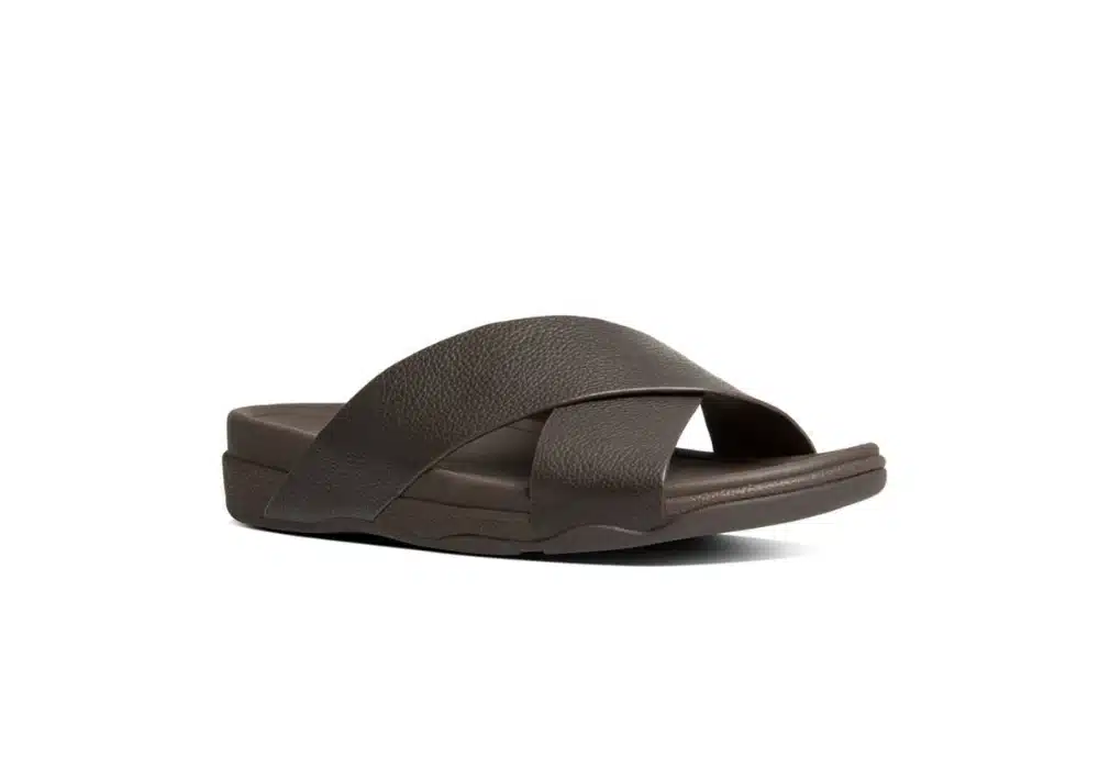 Sandale Surfer En Cuir Marron