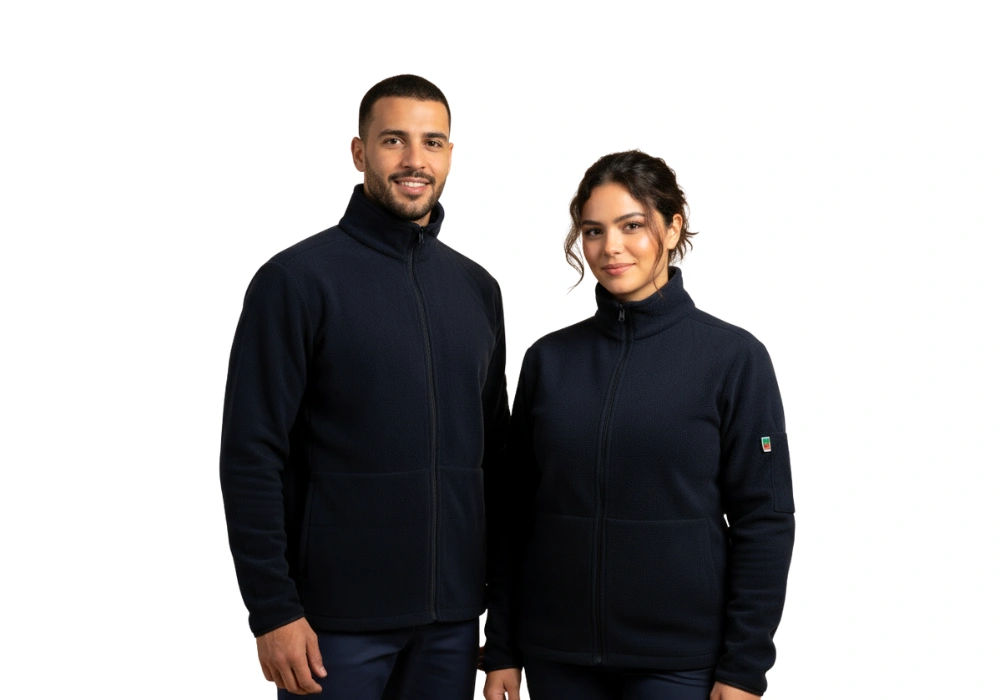 Veste Polaire Unisexe Bleu Marine (2)