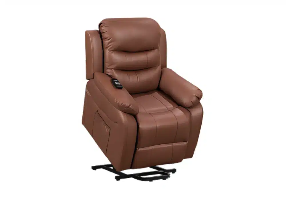 Fauteuil Releveur Électrique marron foncé