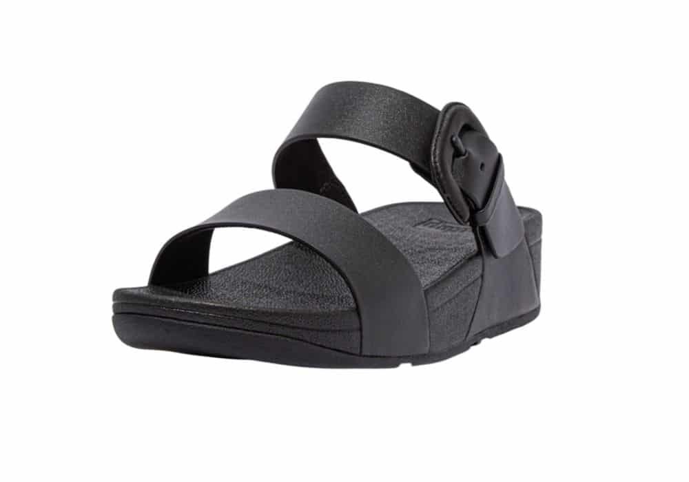 Sandale Lulu Slide Cuir Noir