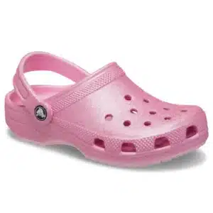 Sabot Crocs Classic Pink Tweed Glitter