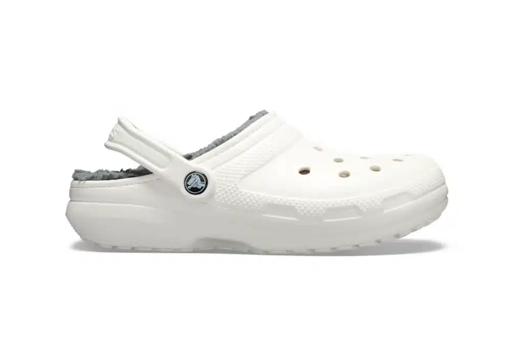 Sabot Crocs Classic Lined Blanc/Gris