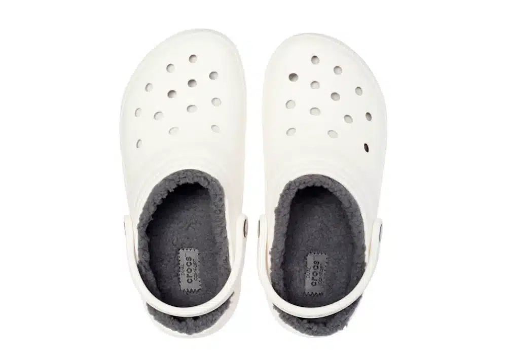 Sabot Crocs Classic Lined Blanc/Gris