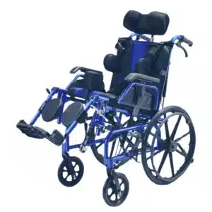 Poussette en Aluminium Bleu