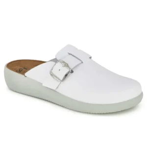 Sabot Nilla Buckle Blanc