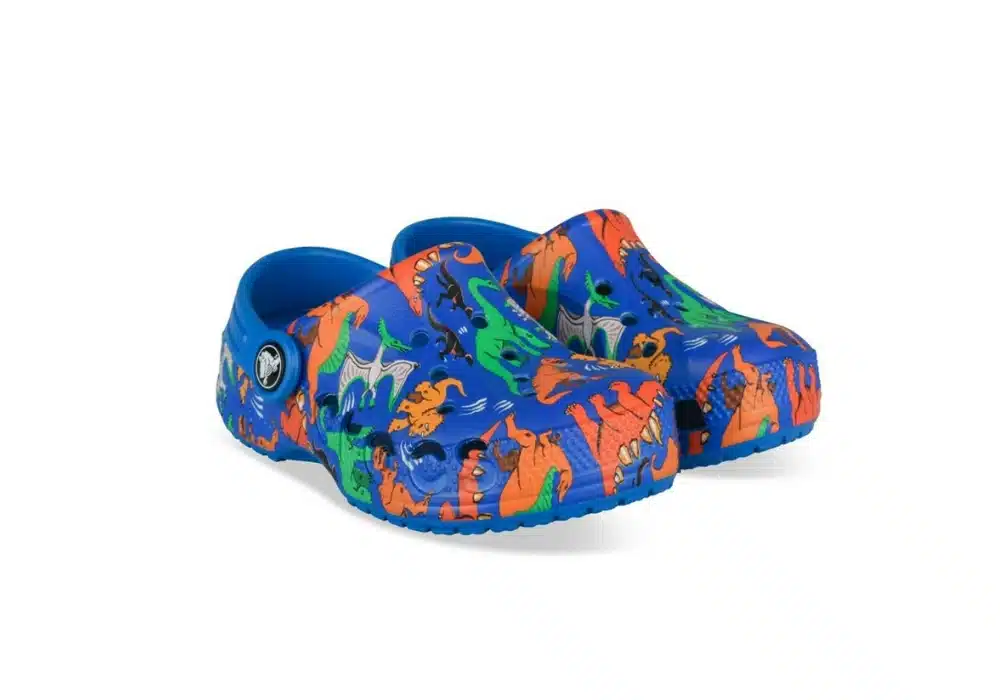 Sabot Crocs Baya Seasonal Printed Kids Bleu