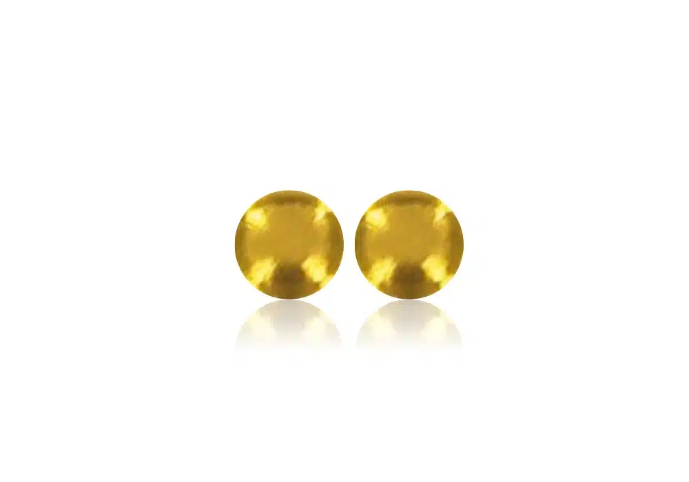 Boucles d'oreilles Boule dorée