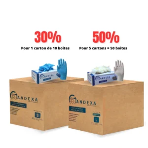 Pour 1 carton de 10 boîtes