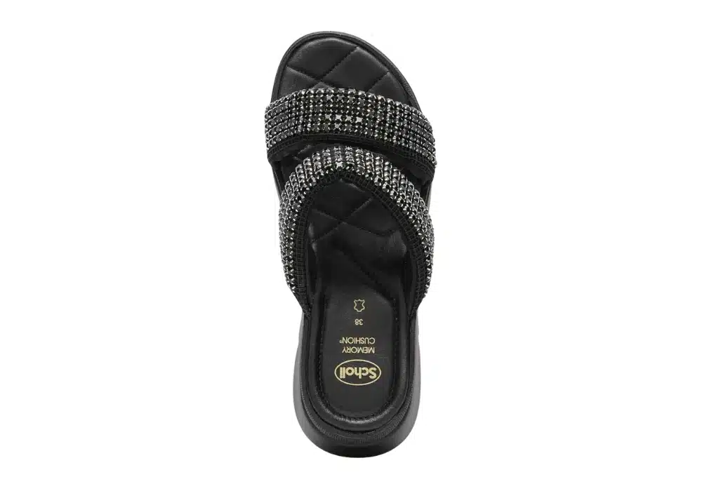Sandale Bali Strass Noir