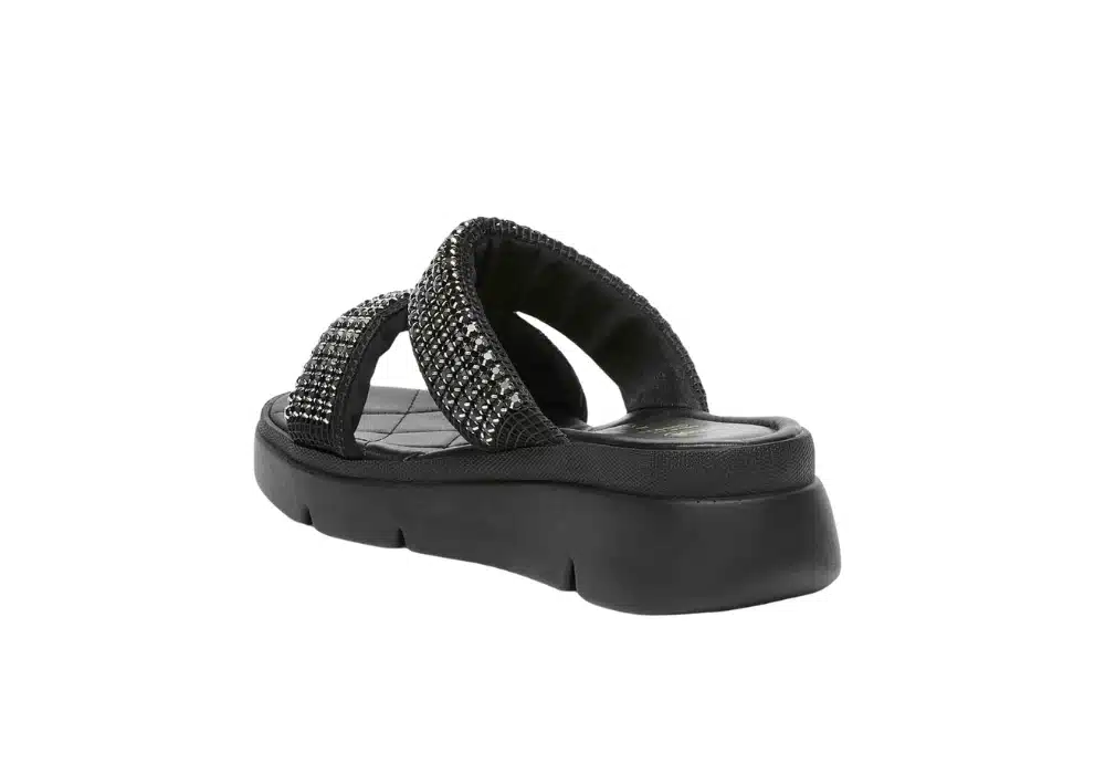 Sandale Bali Strass Noir