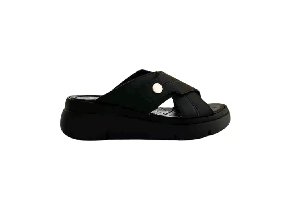 Sandales Bali Cross Straps Noir
