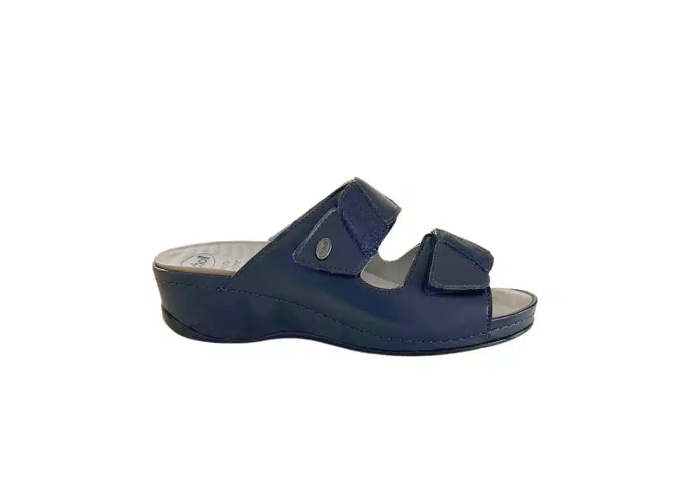 Sandales Nives 2 Straps Bleu Marine