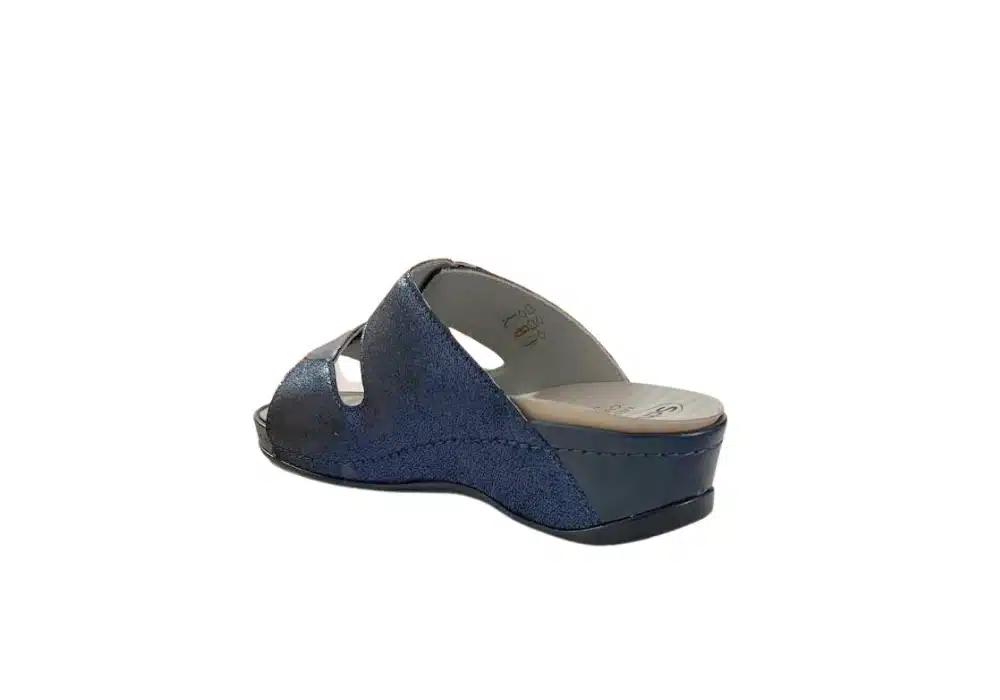 Sandales Nives 2 Straps Bleu Marine