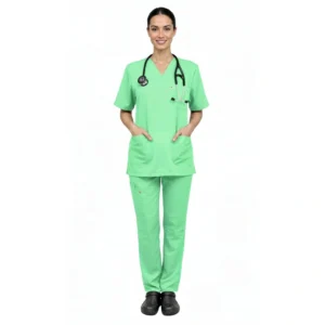 Ensemble Tunique et Pantalon Vert Pistache (7)