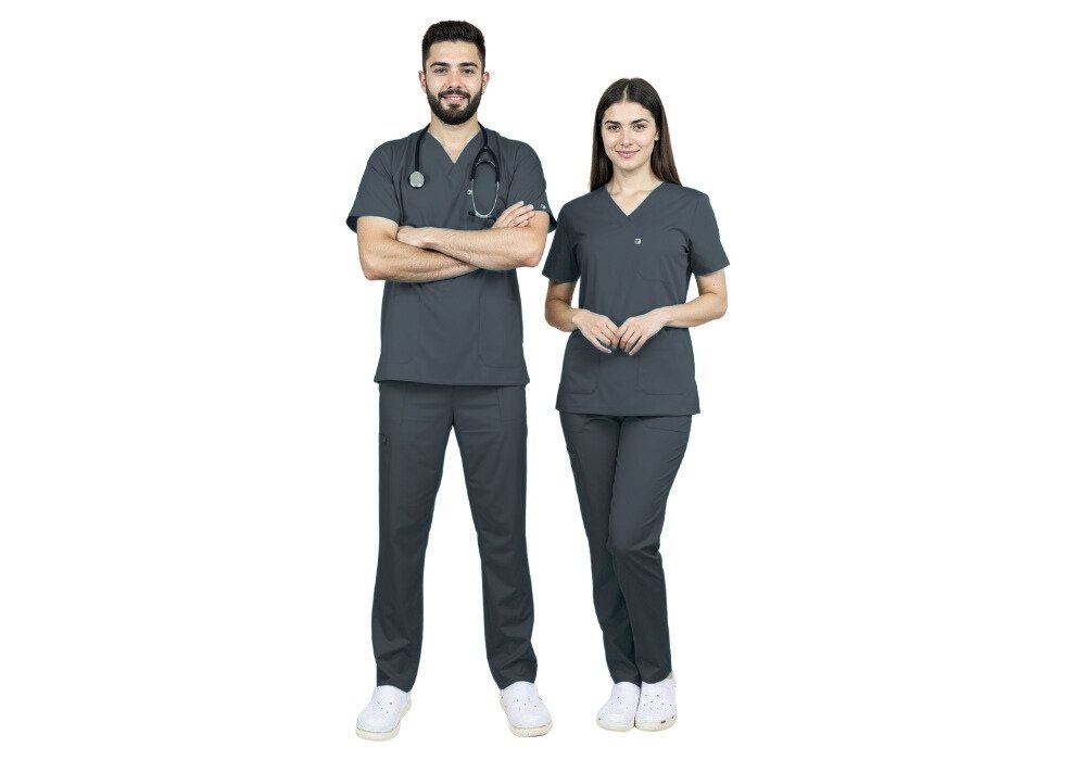 Ensemble Tunique et pantalon Gris Foncé