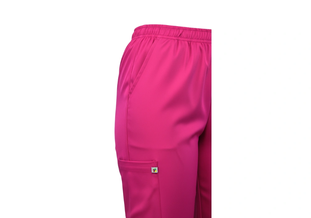 Ensemble tunique et pantalon Rose Fuchsia