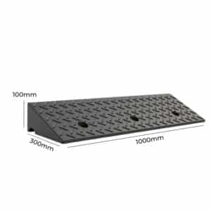 Rampe d’Accès en Caoutchouc 1000×300×100 mm