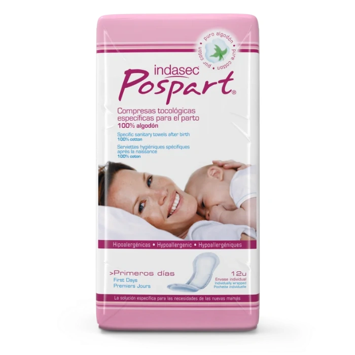 Serviettes Hygiéniques Post-Partum Indasec®