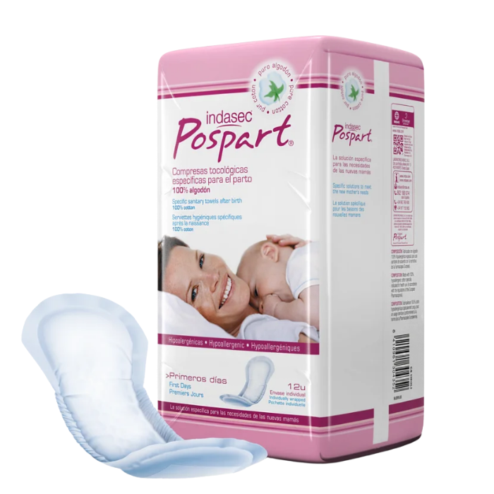 Serviettes Hygiéniques Post-Partum Indasec®