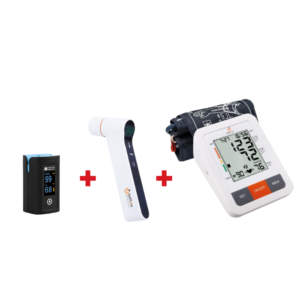 Pack 1: Thermomètre + Tensiomètre + Oxymètre