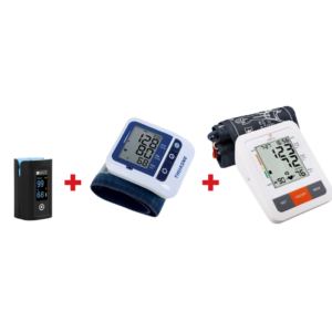Pack 3 Thermomètre + Tensiomètre + Oxymètre
