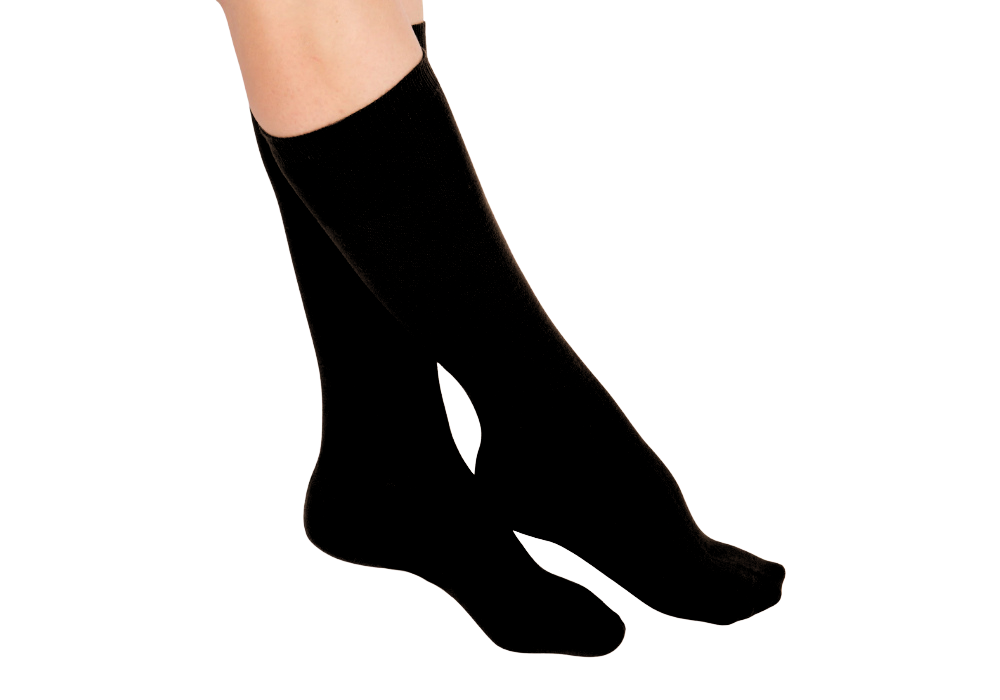 Chaussettes Diabétiques en Bambou Noir