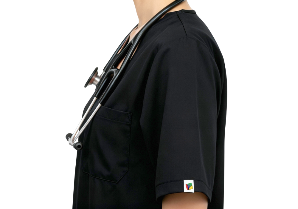 Ensemble Tunique et Pantalon Noir Unisexe