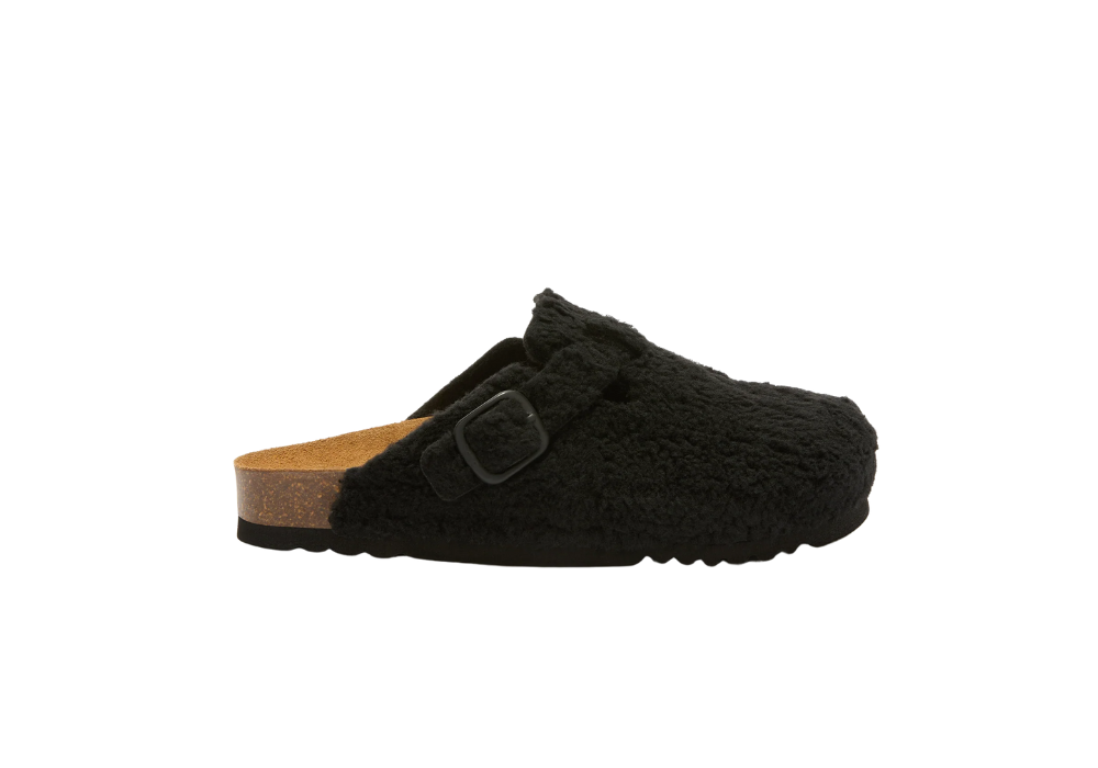 Sabot Fae Fur Noir