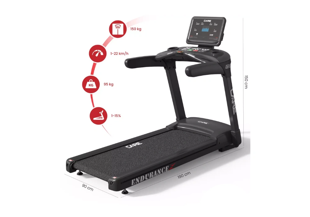 Tapis de course professionnel Care