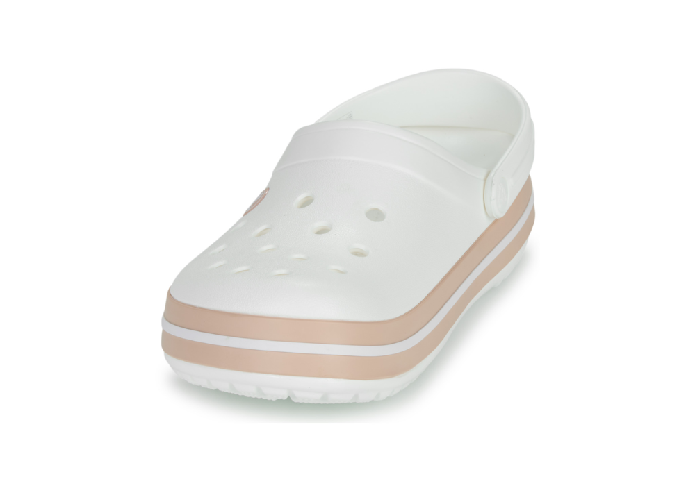 Sabots Crocs Crocband blanc/rose