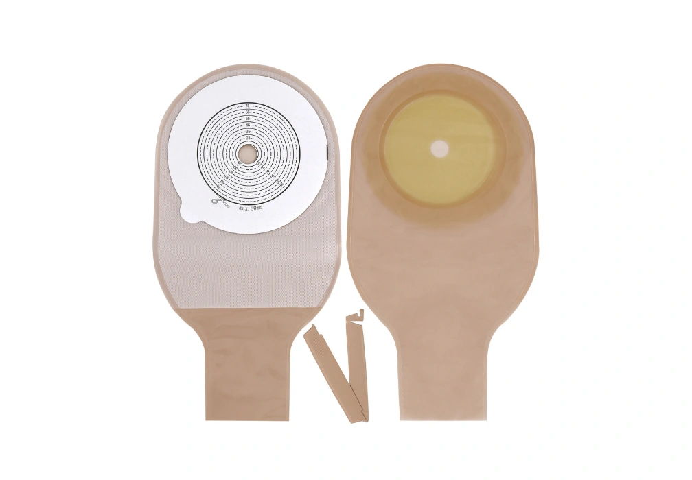 Poche d’iléostomie avec pince (une pièce) – 80 mm (1)