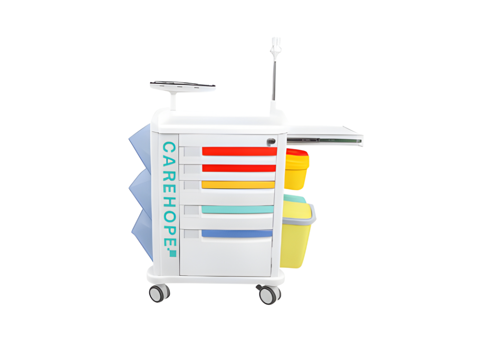 Chariot d’urgence à 1 plateau