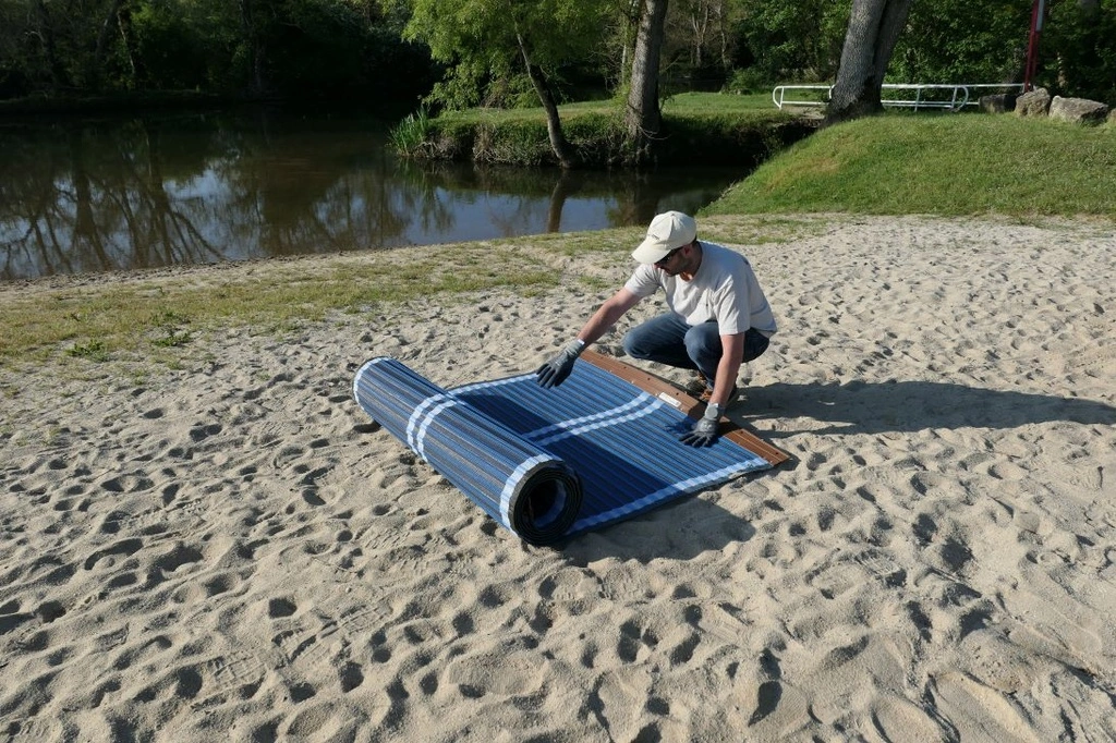 Tapis d’accès pour sols meubles