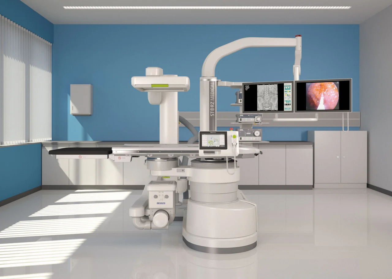 Plateforme urologique avec lithotritie ESWL intégrée