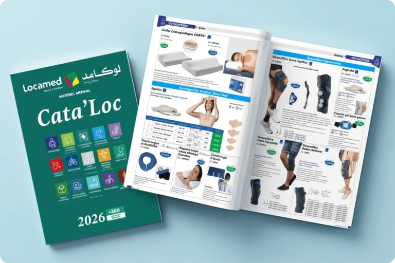 Catalogue matériel médical Locamed Cata'Loc 2026 — plus de 300 produits médicaux disponibles au Maroc