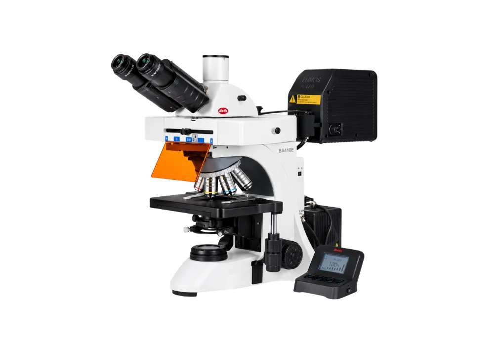 Microscope Trinoculaire à Fluorescence LED BA410E