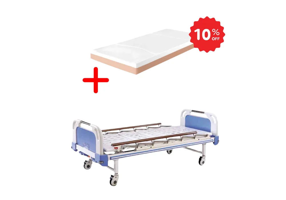 -10 % sur le Lit Mécanique à 3 Manivelles + Matelas Mousse à Mémoire de Forme