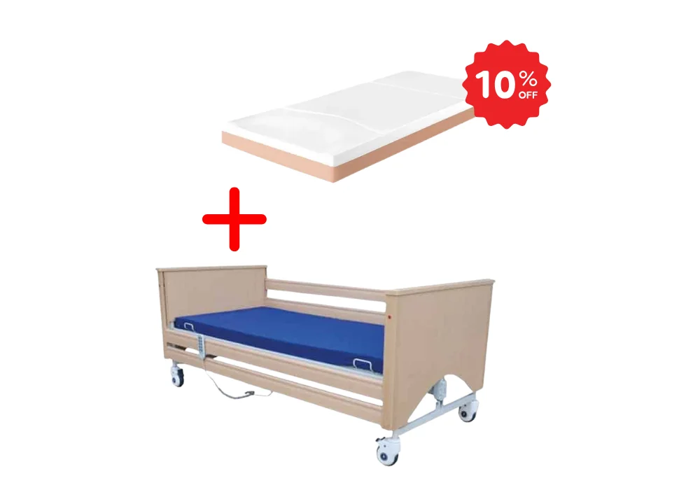 -10 % sur le Lit Électrique 6 Positions + Matelas Mousse à Mémoire de Forme