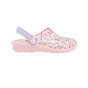 Sabots Oden Print Rose